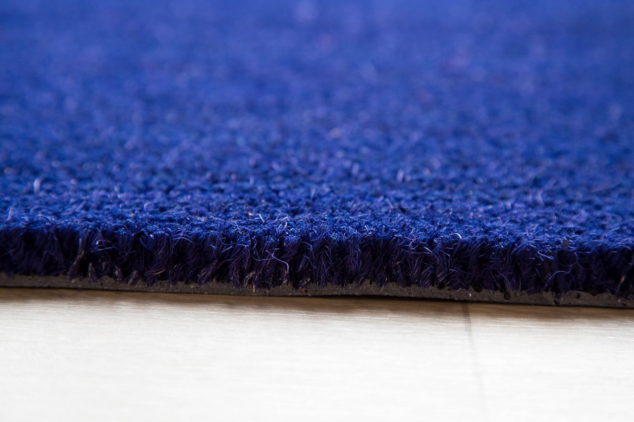 Blue Entrance Coir Matting Made To Measure